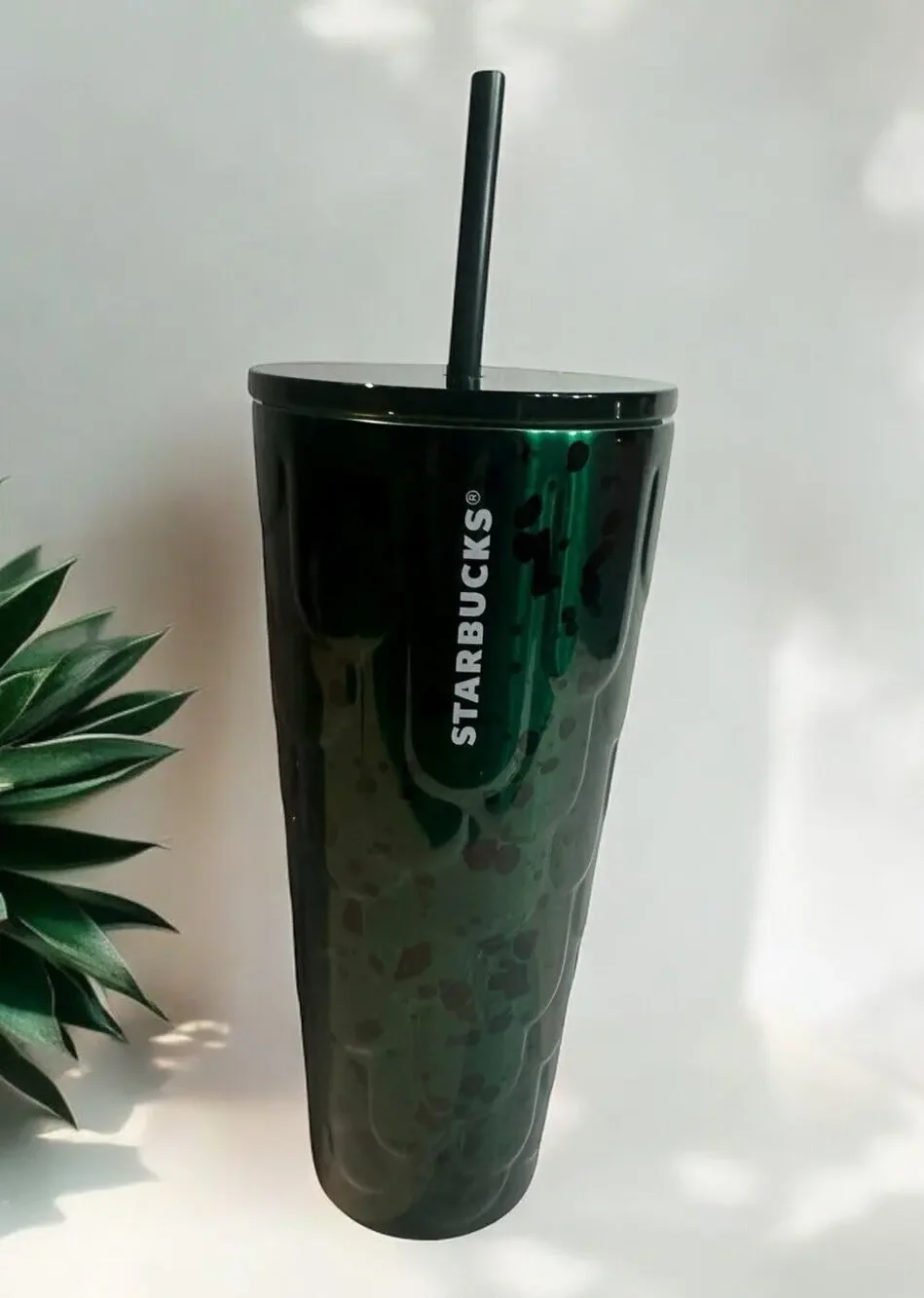 NEW Starbucks Mermaid Siren Green Scales Spotted 22/23 Tumbler Cup 24 OZ Venti